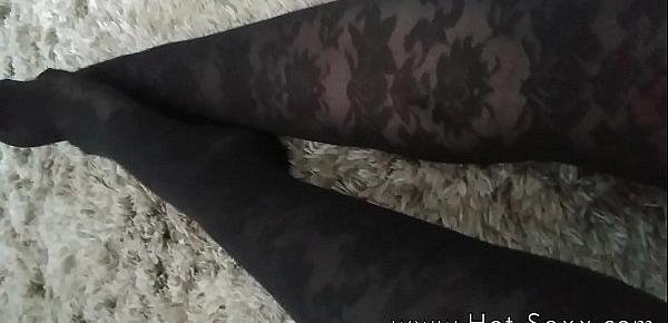  My sexy feet in this pantyhose!